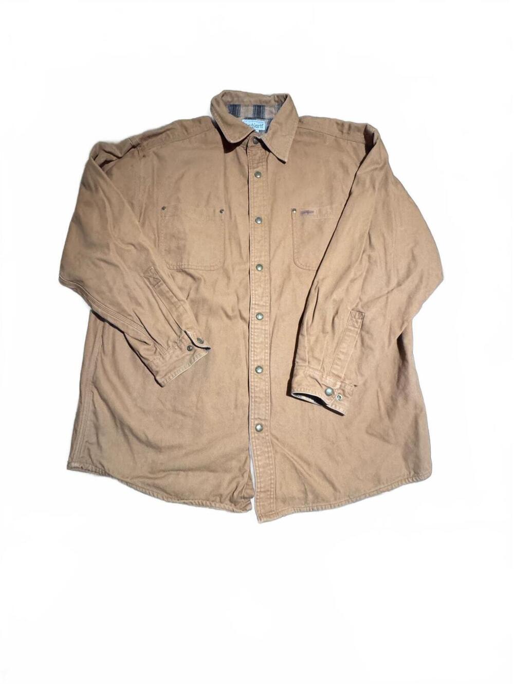 Carhartt, flannel-lined chore coat